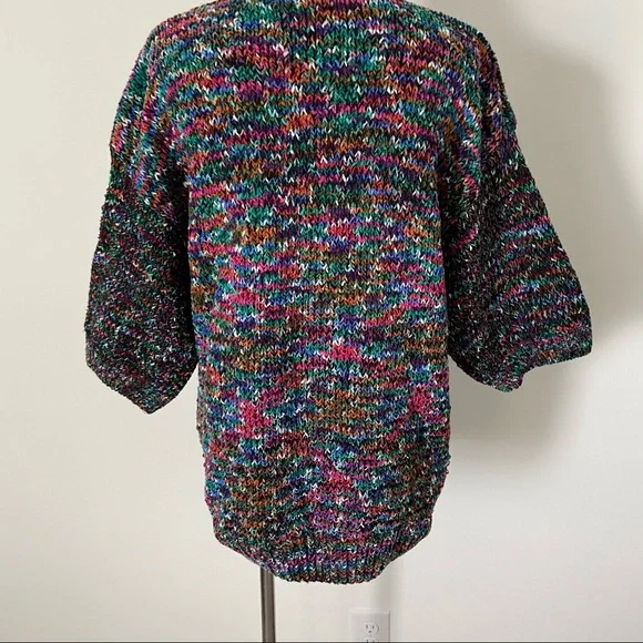 064 - Vintage C.S.T Studio Chenille Knit Sweater Top 22 - Picture 4 of 6